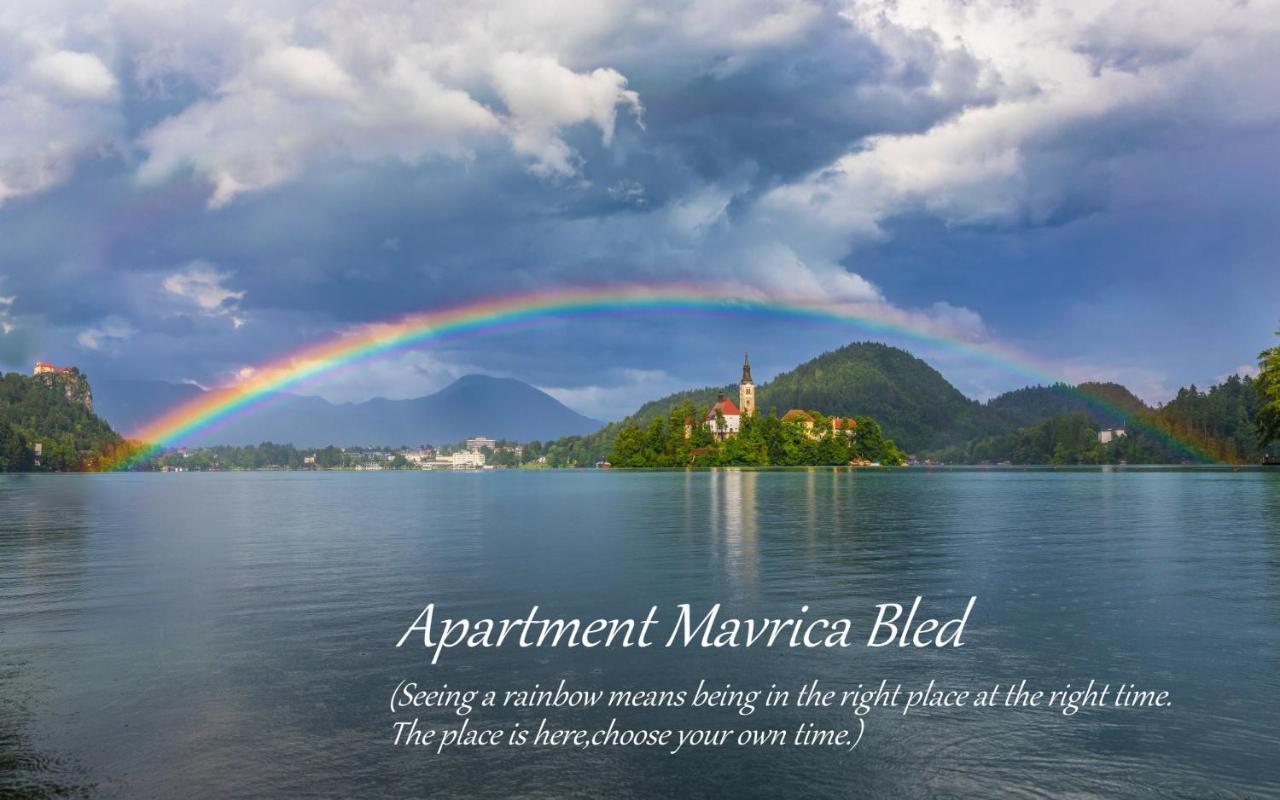 Apartment Mavrica Bled, Quiet Location, With A View Of The Lake Екстериор снимка